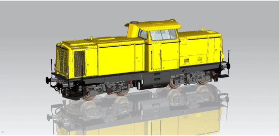 Piko H0 71323 Diesellok BR 212 Bahnbau der DB AG - Eurotrain Exklusivmodell 2024