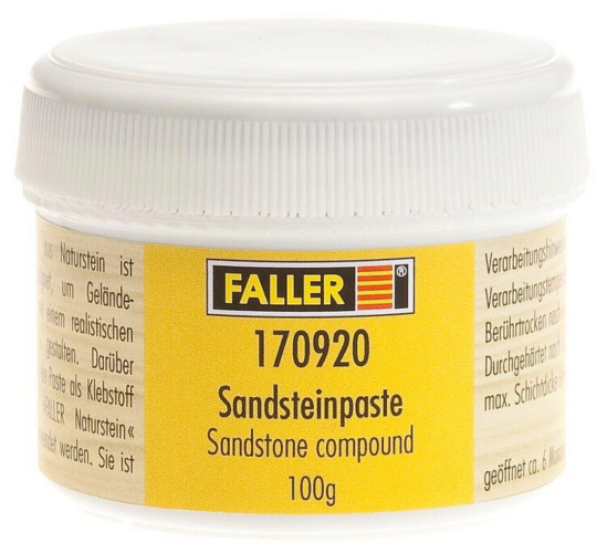 Faller 170920 Naturstein, Steinpaste dunkelgelb 100 g (1kg - 64,90€) 
