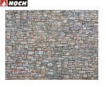 NOCH H0 56640 3D-Kartonplatte/Mauerplatte "Bruchsteinmauer" (1m² - 66,88€) 