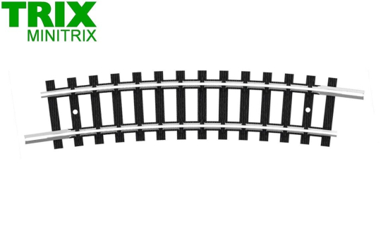 Minitrix / Trix N 14911 Gebogenes Gleis R2a 15° 