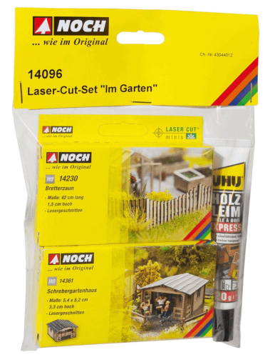 NOCH H0 14096 Laser-Cut-Set "Im Garten" 