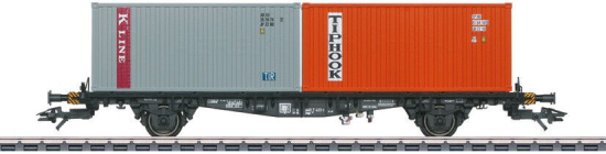 Märklin H0 47680-03 Container-Tragwagen Lbgjs 598 K LINE TIPHOOK d. DB 