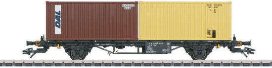 Märklin H0 47680-04 Container-Tragwagen Lgjs 573 DAL der DB 