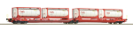 Roco H0 77396 Doppeltaschen-Gelenkwagen T3000e der ÖBB / Rail Cargo 